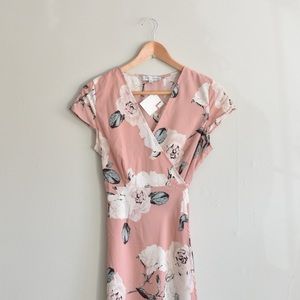Showpo. Floral Wrap Dress